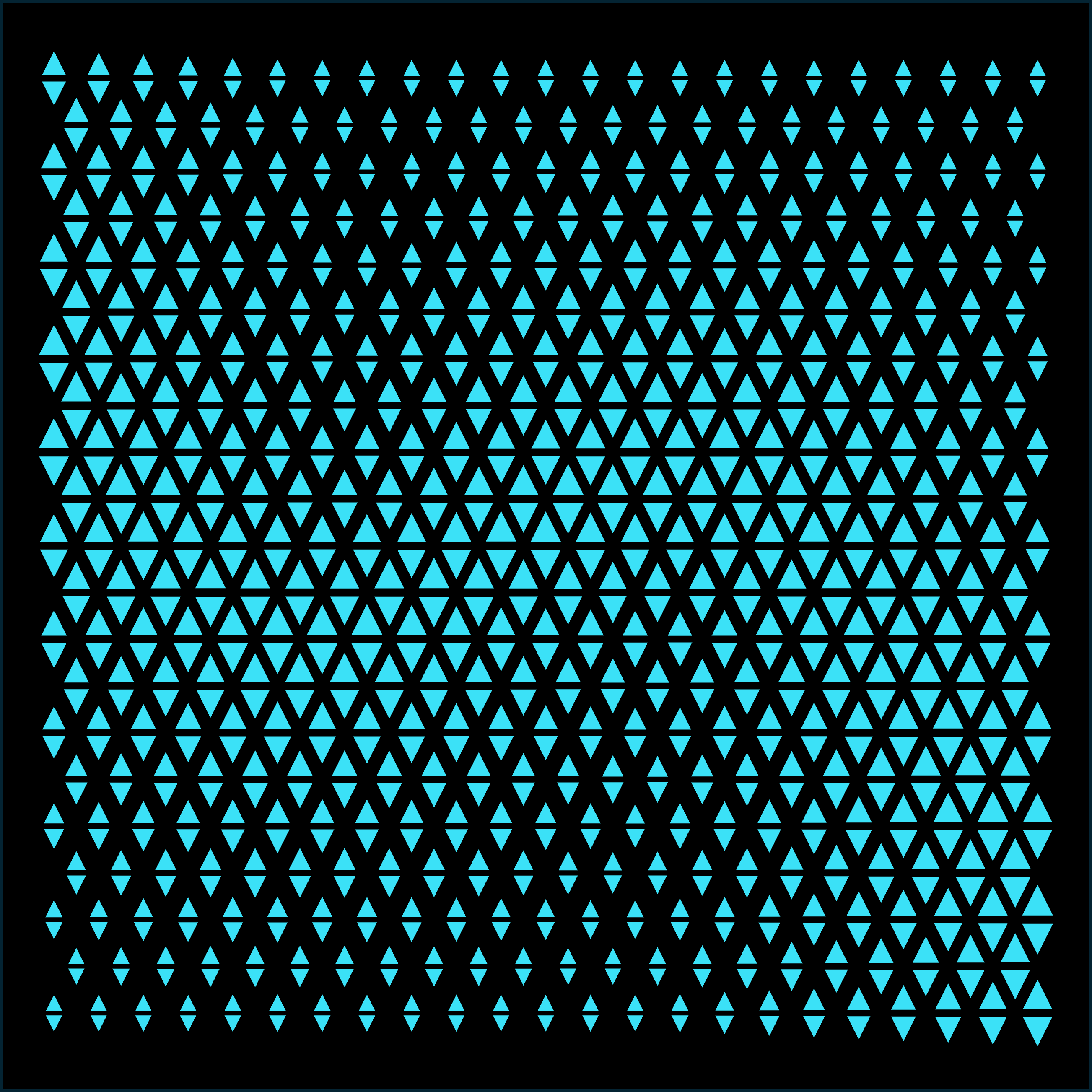 Triangle Mesh Grille Pattern, parametric vector pattern preview